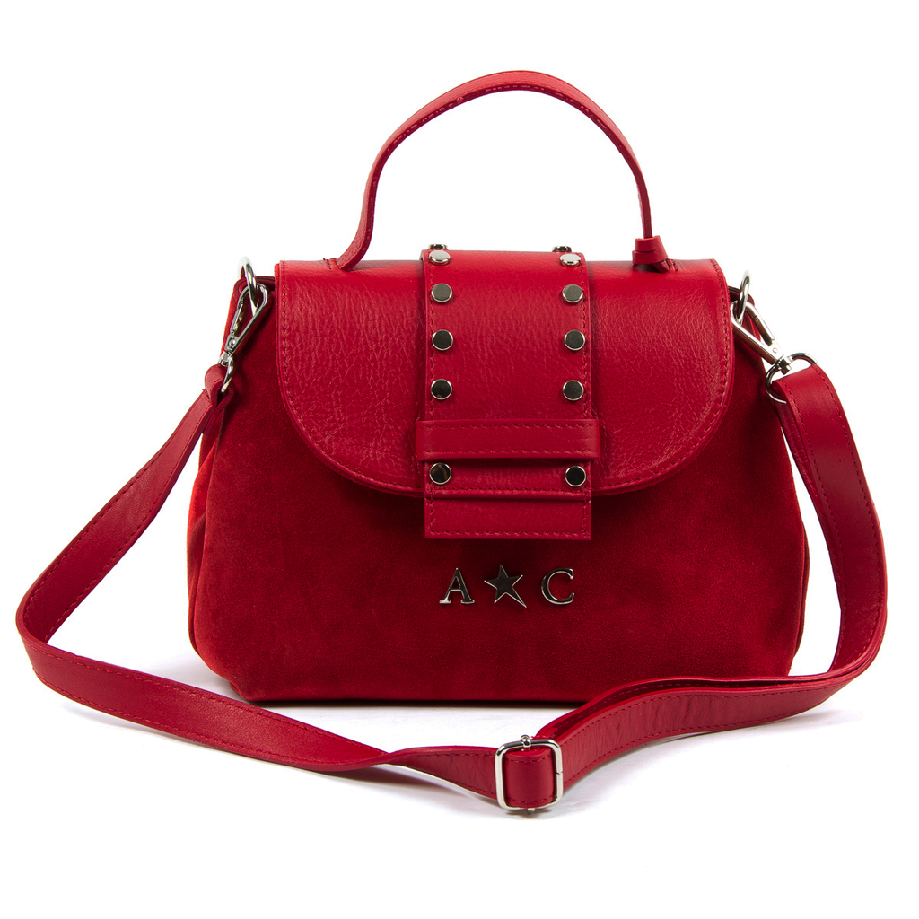 Bolso de mano para mujer Andrew Charles rojo PAMELA