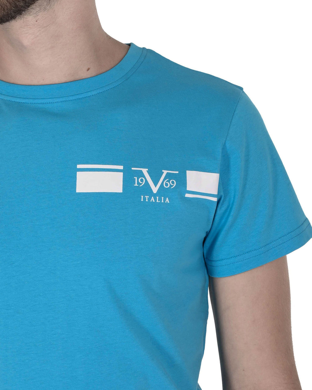 Camiseta 19V69 Italia para hombre VSC1MTS05 AZUL