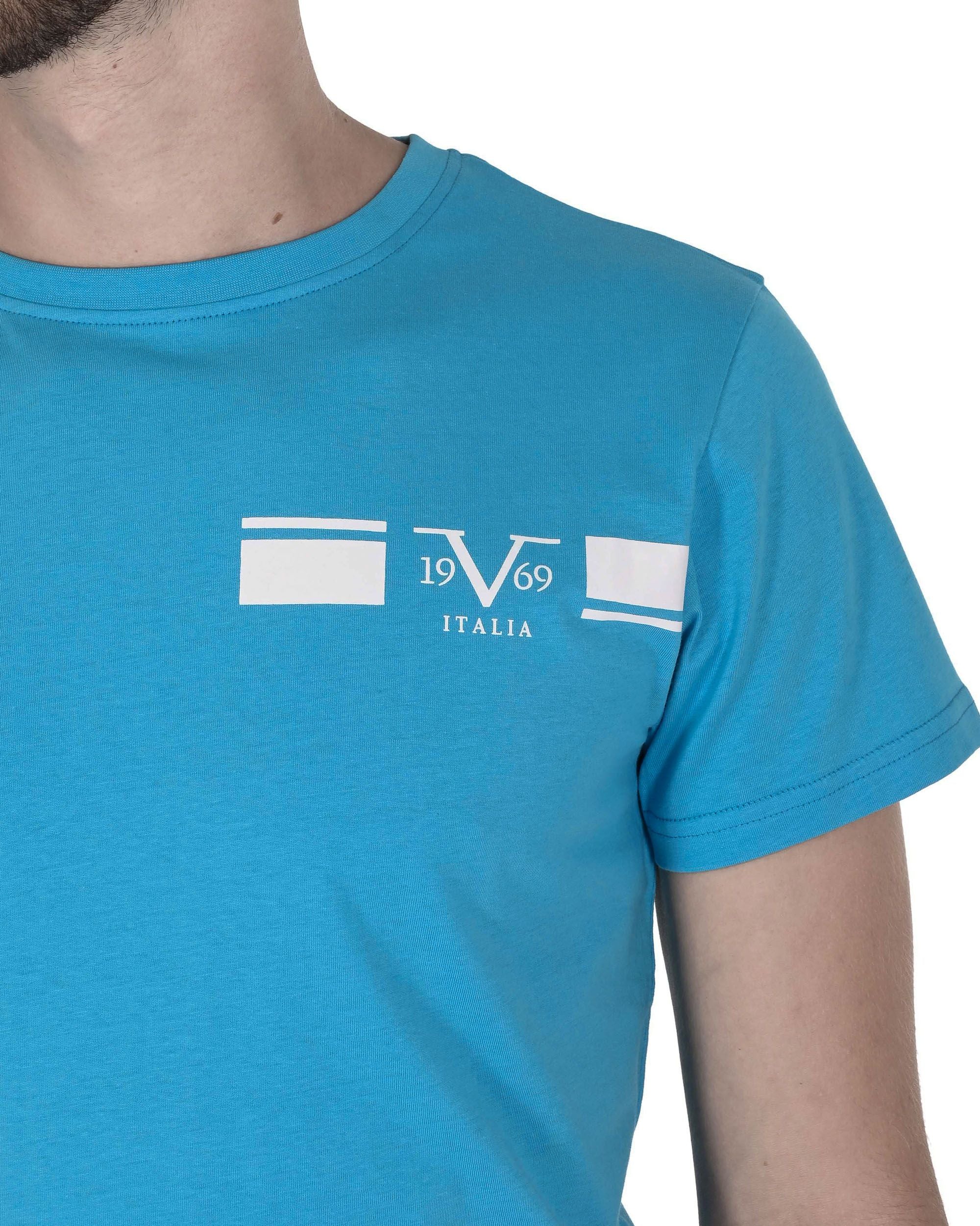 Camiseta 19V69 Italia para hombre VSC1MTS05 AZUL