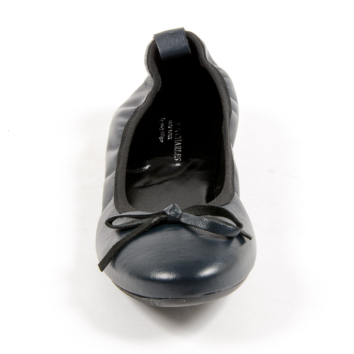 Andrew Charles Womens Soft Ballerina Dark Blue GWEN