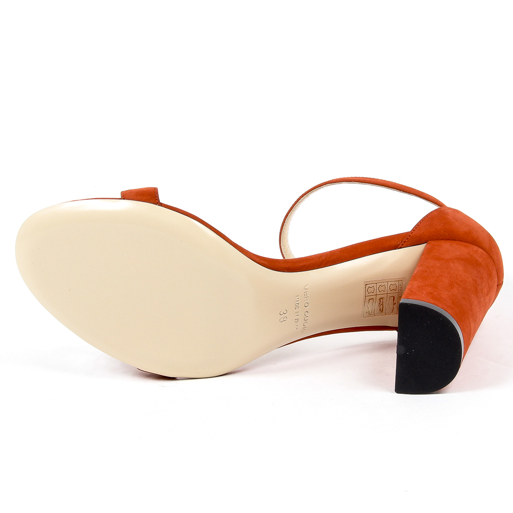 Andrew Charles Womens Sandal Red EMMA
