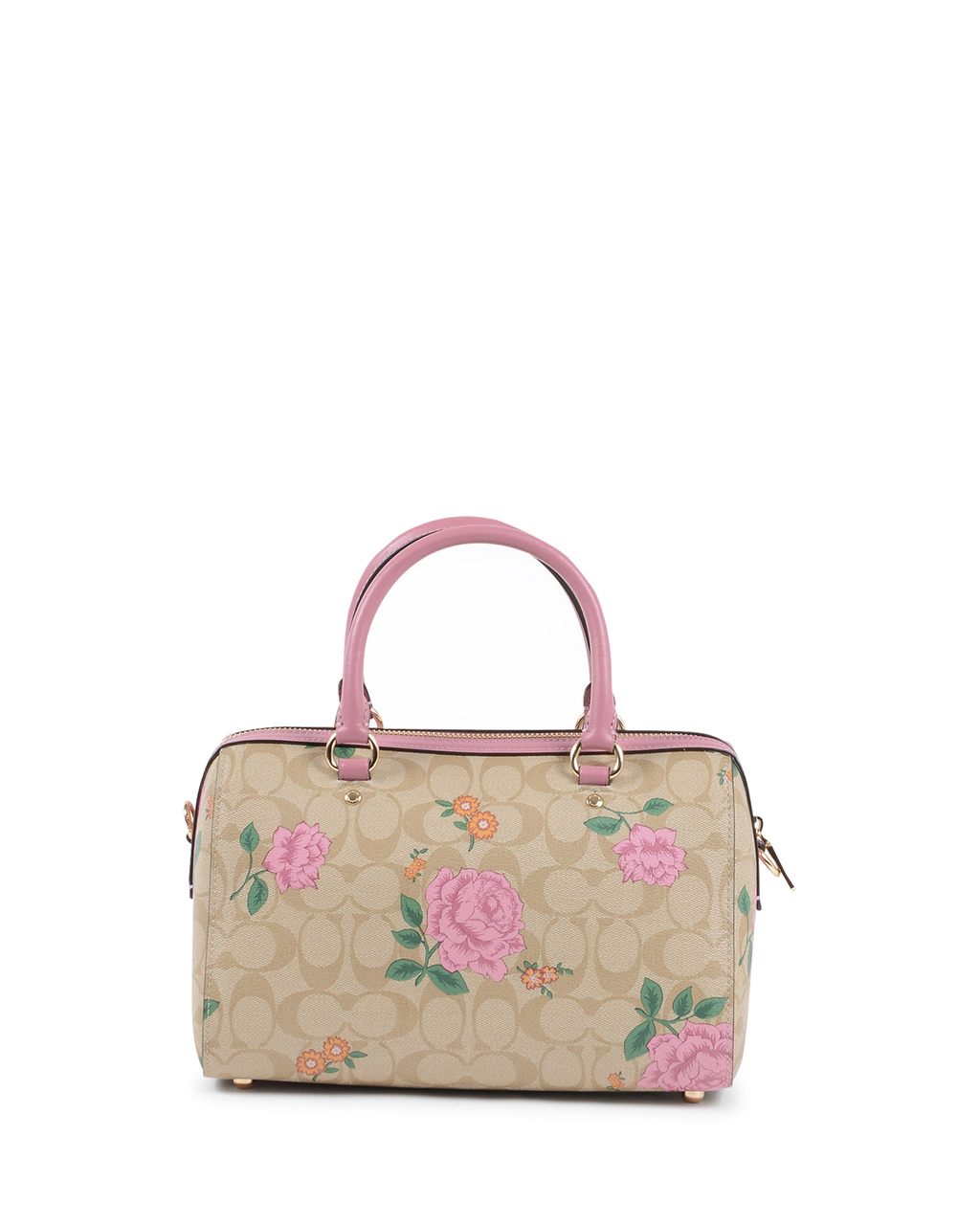 Bolso de mano Coach para mujer multicolor 2717 con estampado de rosas