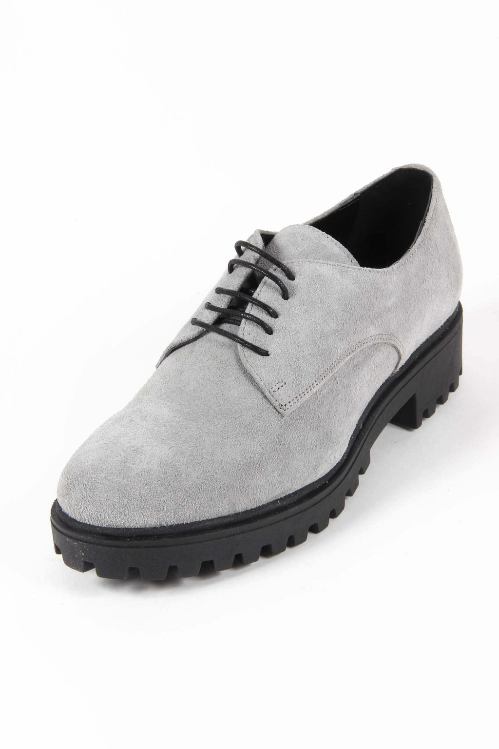 V 1969 Italia Zapato con cordones para mujer C01 CAMOSCIO GRIGIO
