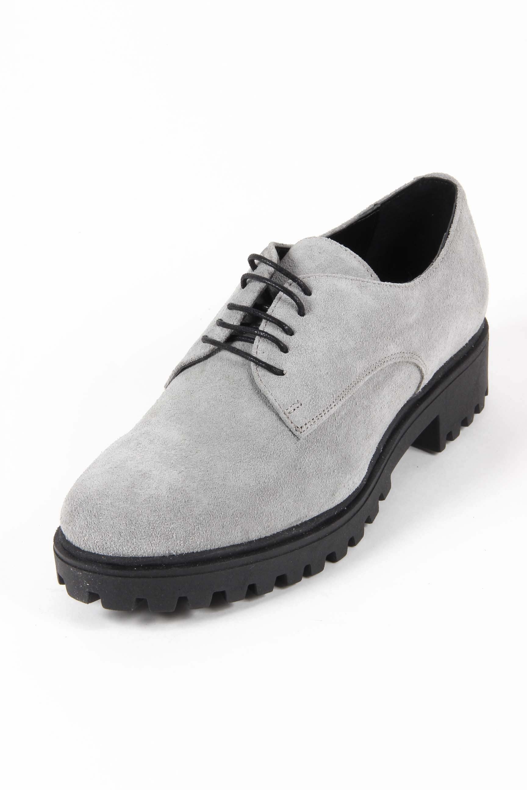 V 1969 Italia Zapato con cordones para mujer C01 CAMOSCIO GRIGIO