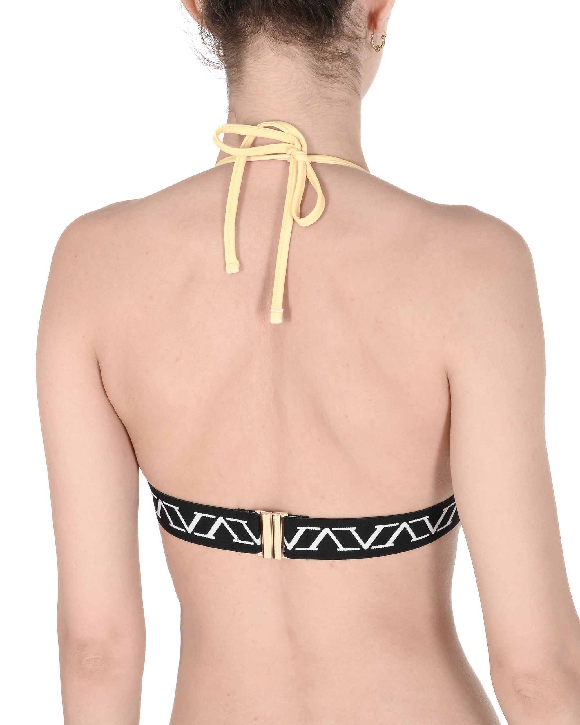 19V69 Italia Womens Swimwear Elastic Tape Bottom VSC1WBT05 POPCORN