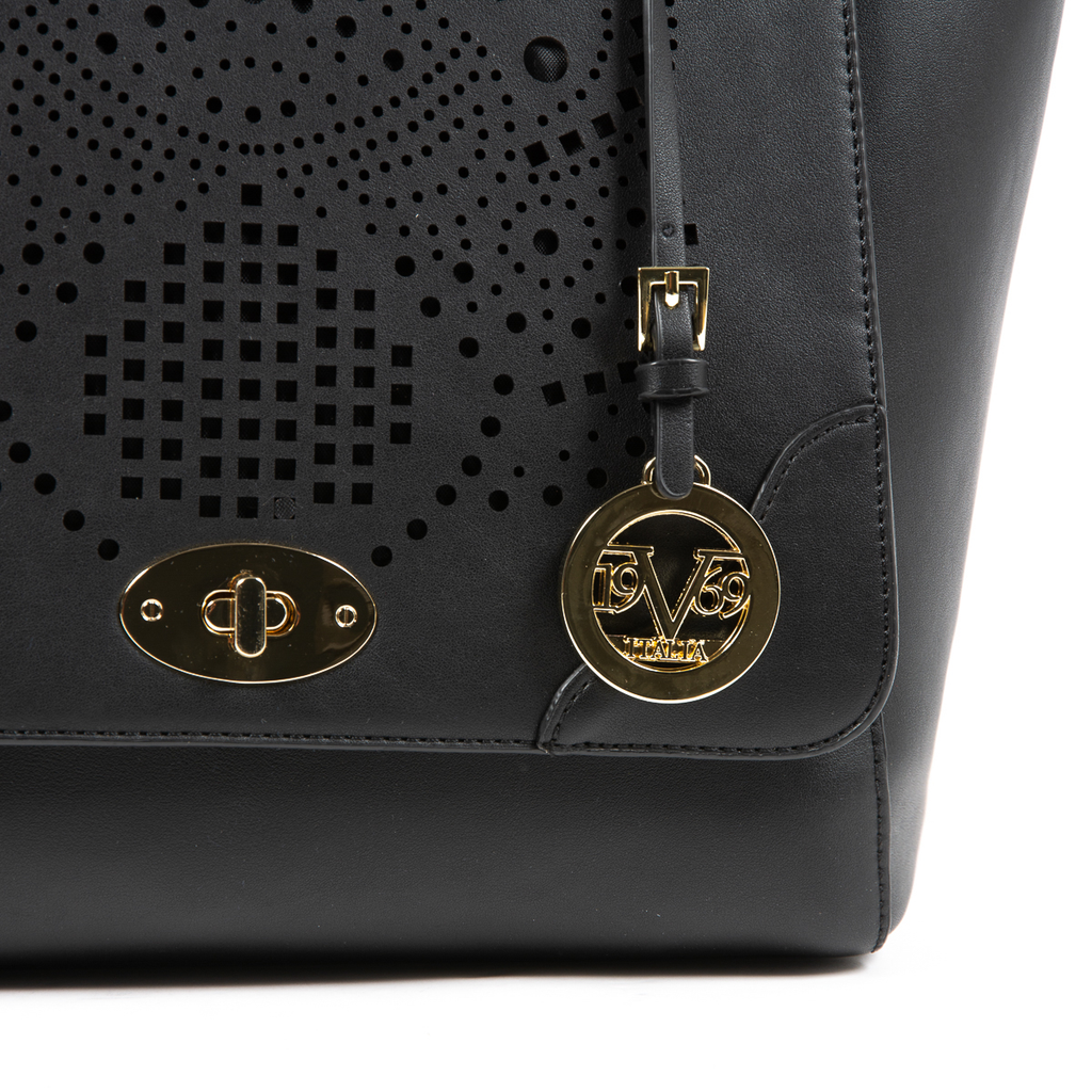 Bolso de mano para mujer V 1969 Italia Negro BEATRICE