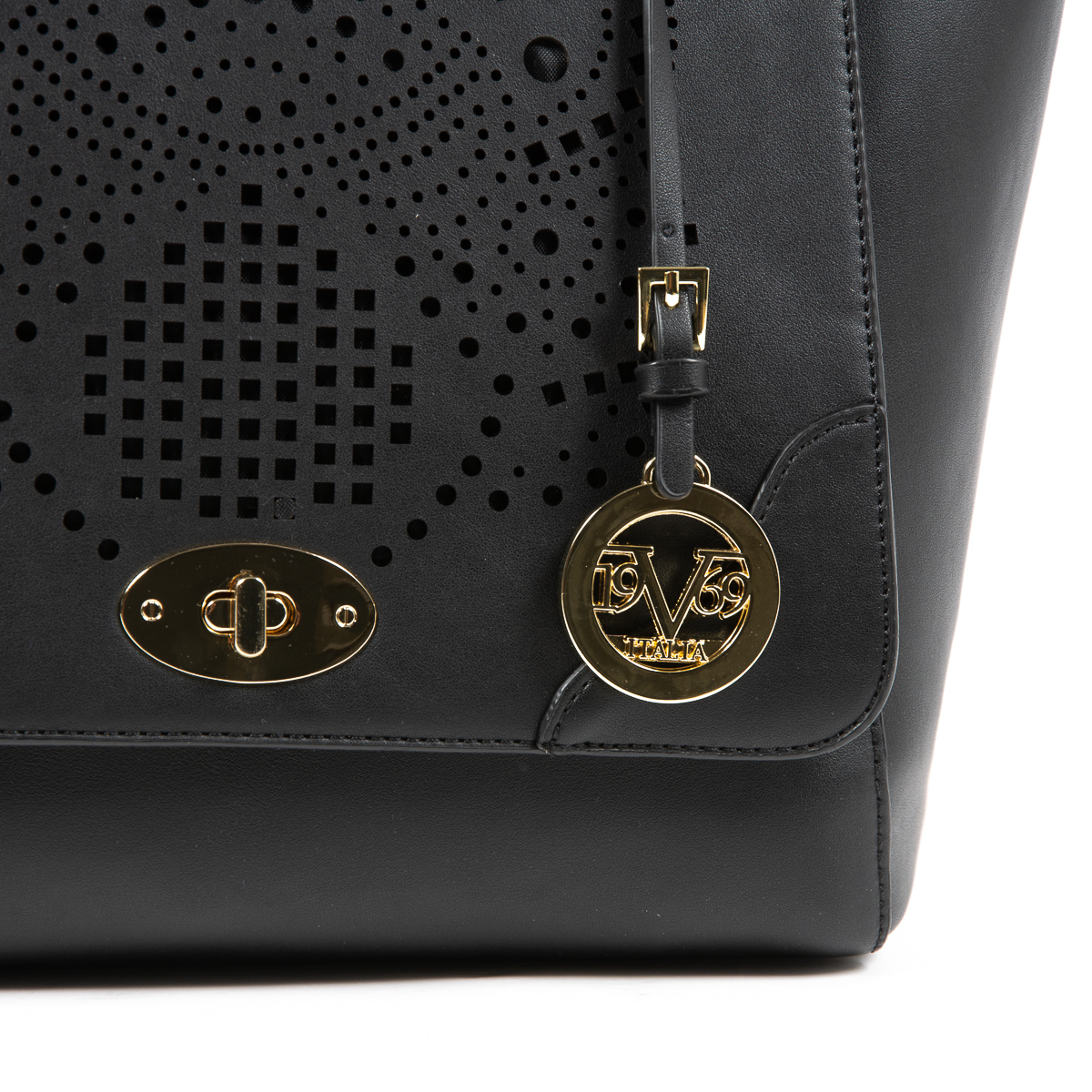 Bolso de mano para mujer V 1969 Italia Negro BEATRICE