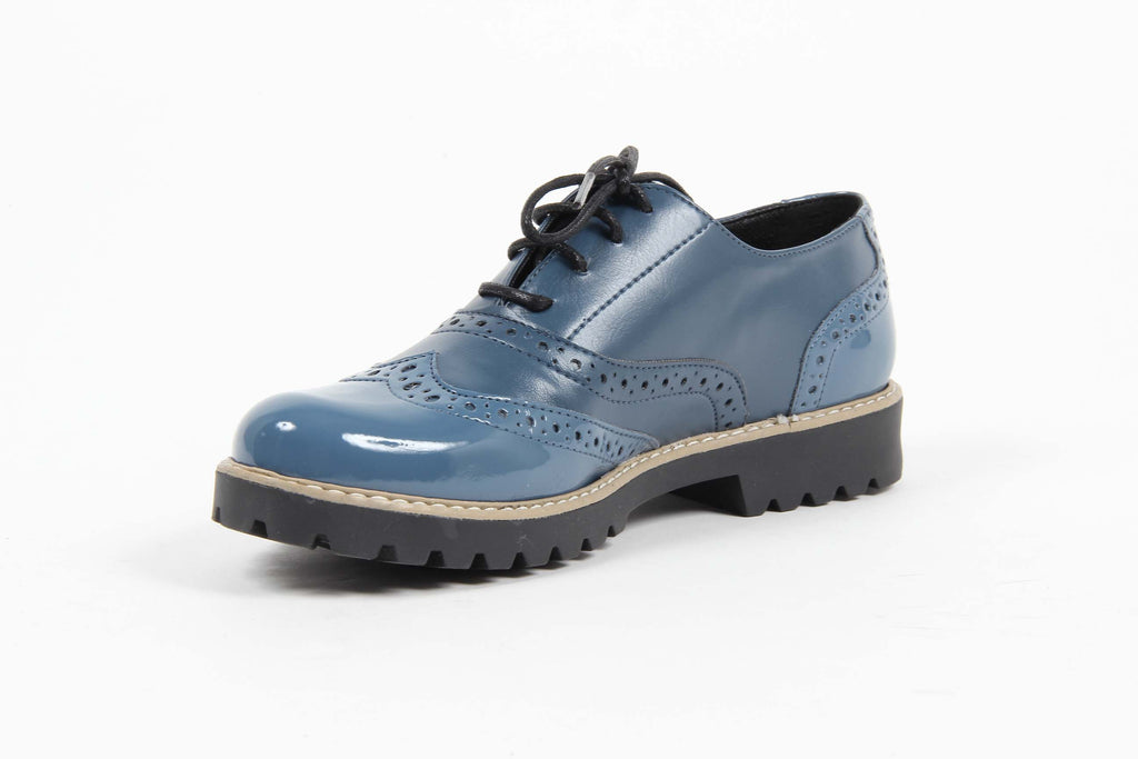 V 1969 Italia Zapato Oxford para mujer MARGIE 5 VER. PRIN. BLU