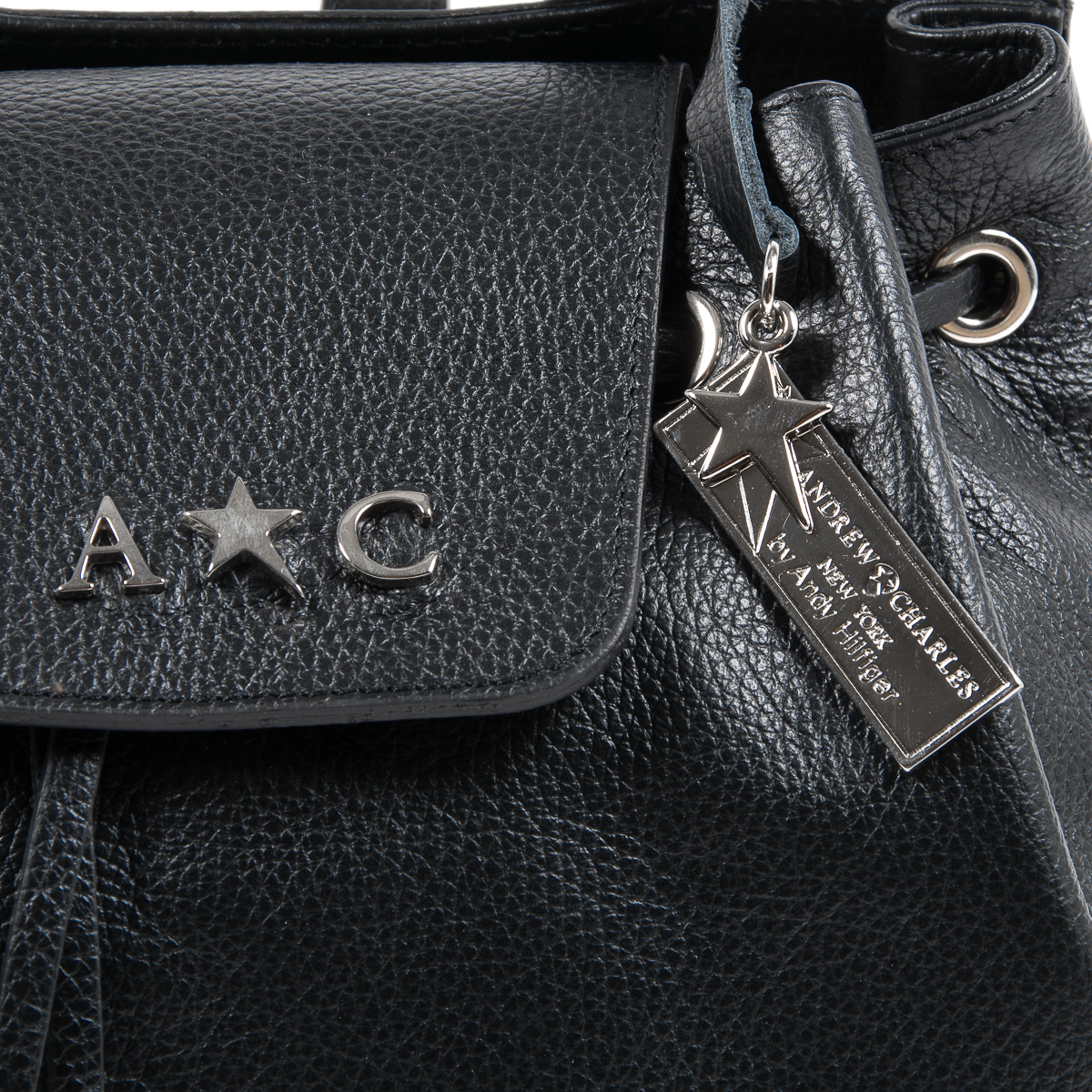 Bolso de mano para mujer Andrew Charles negro KYLE