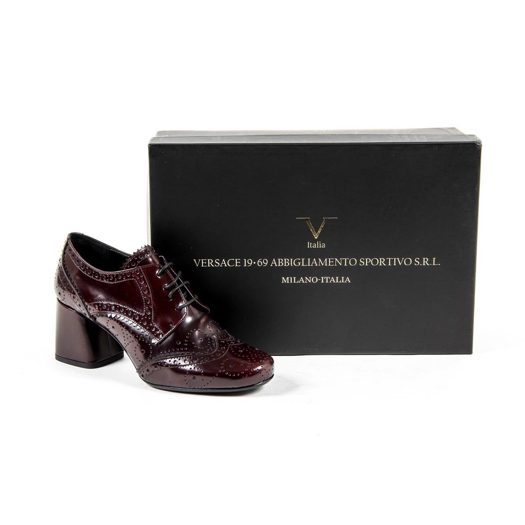 V 1969 Italia Zapato Oxford Brogue para Mujer B2460 ABRASIVATO BORDO'