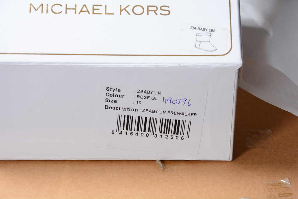 Botas cortas prewalker para niñas Michael Kors Multicolor ZIA BABYLIN ROSE GL