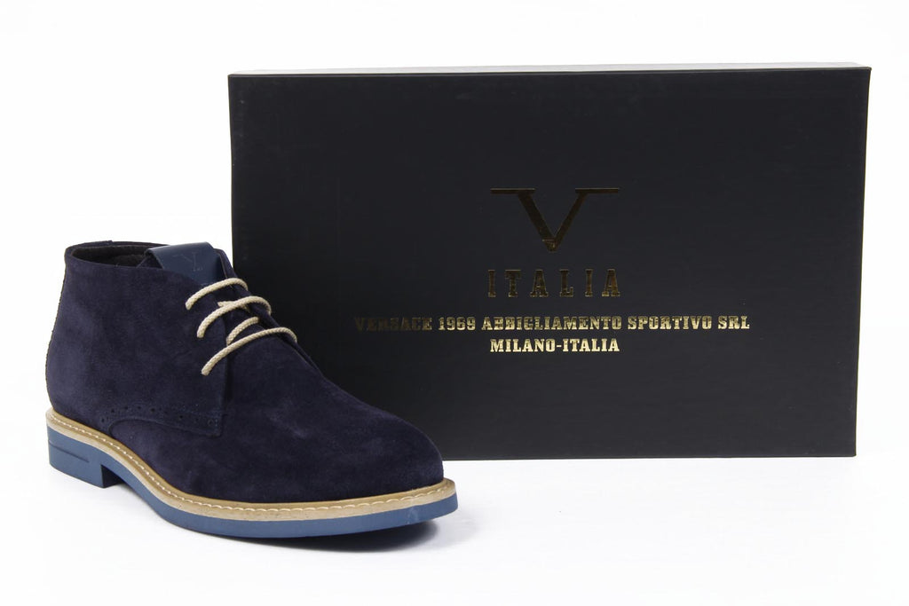 Botines para hombre V 1969 Italia 5156 CAMOSCIO NAVY