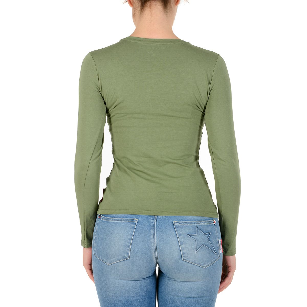 Camiseta de manga larga para mujer Andrew Charles By Andy Hilfiger TS602 031002 FENIX GREEN S8
