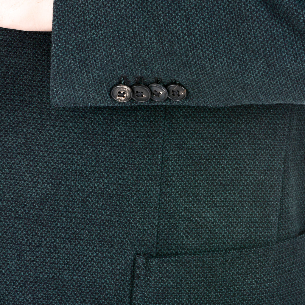 Chaqueta Boglioli Milano para hombre, manga larga, verde oscuro