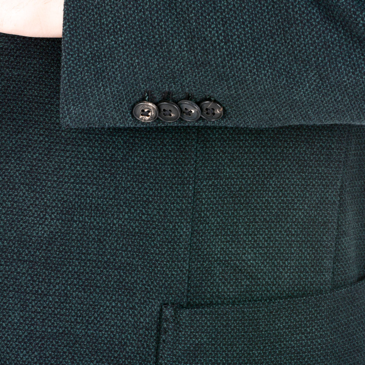 Chaqueta Boglioli Milano para hombre, manga larga, verde oscuro