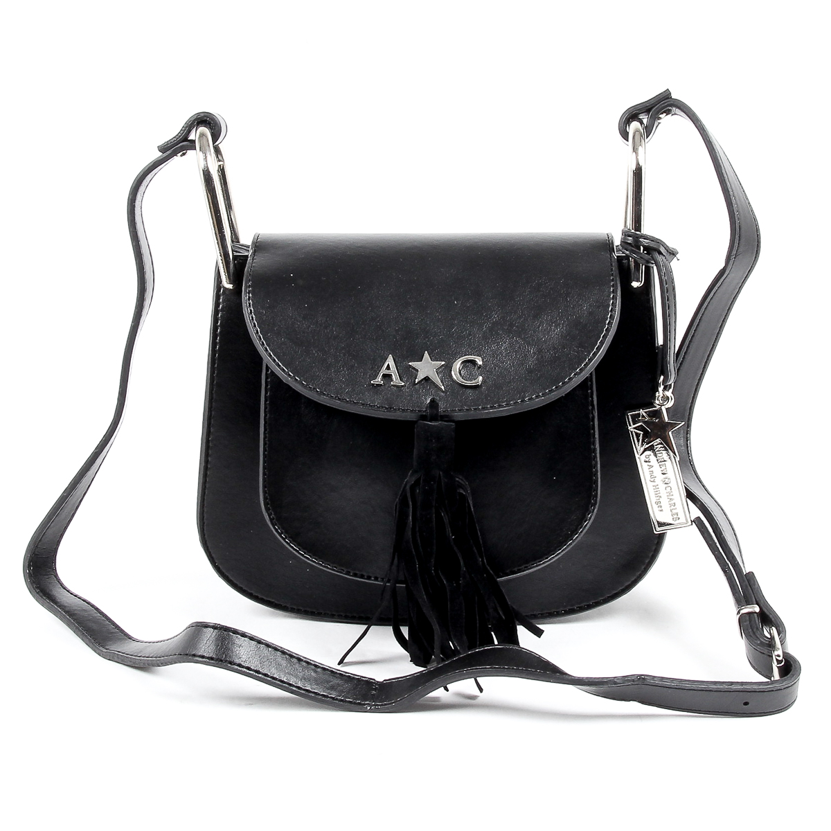 Bolso de mano para mujer Andrew Charles JOURNEY negro