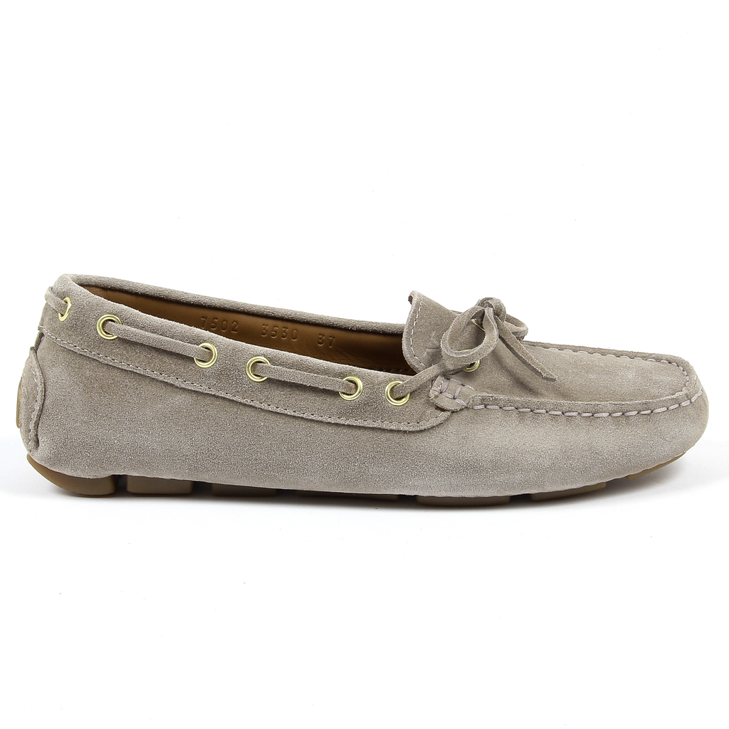 Mocasines V 1969 Italia para mujer, color gris, PISA