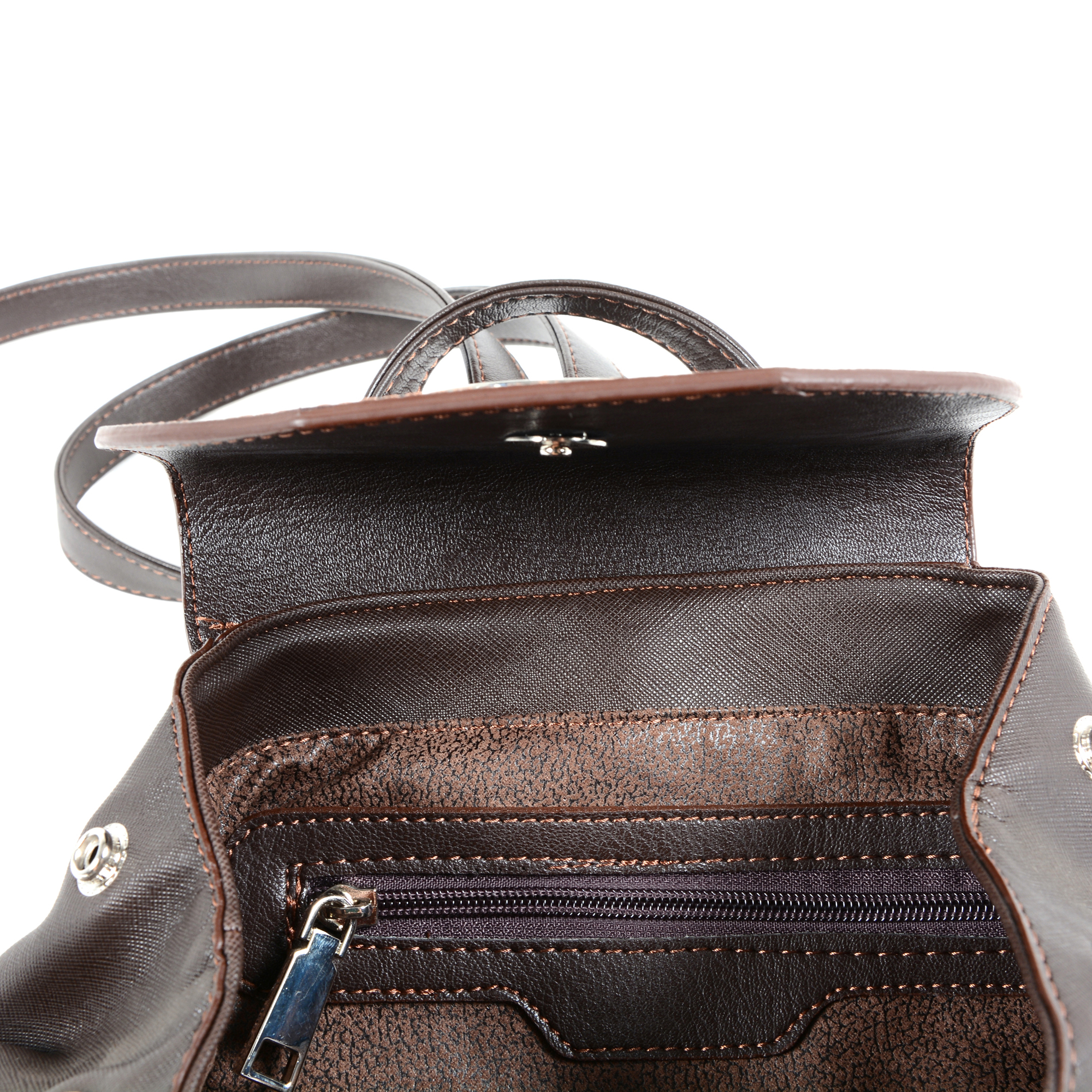 V 1969 Italia Womens Backpack Brown PANAMA