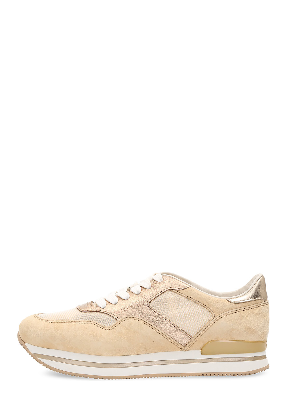 Zapatillas Hogan para mujer en beige HXW2220N6205TG058M