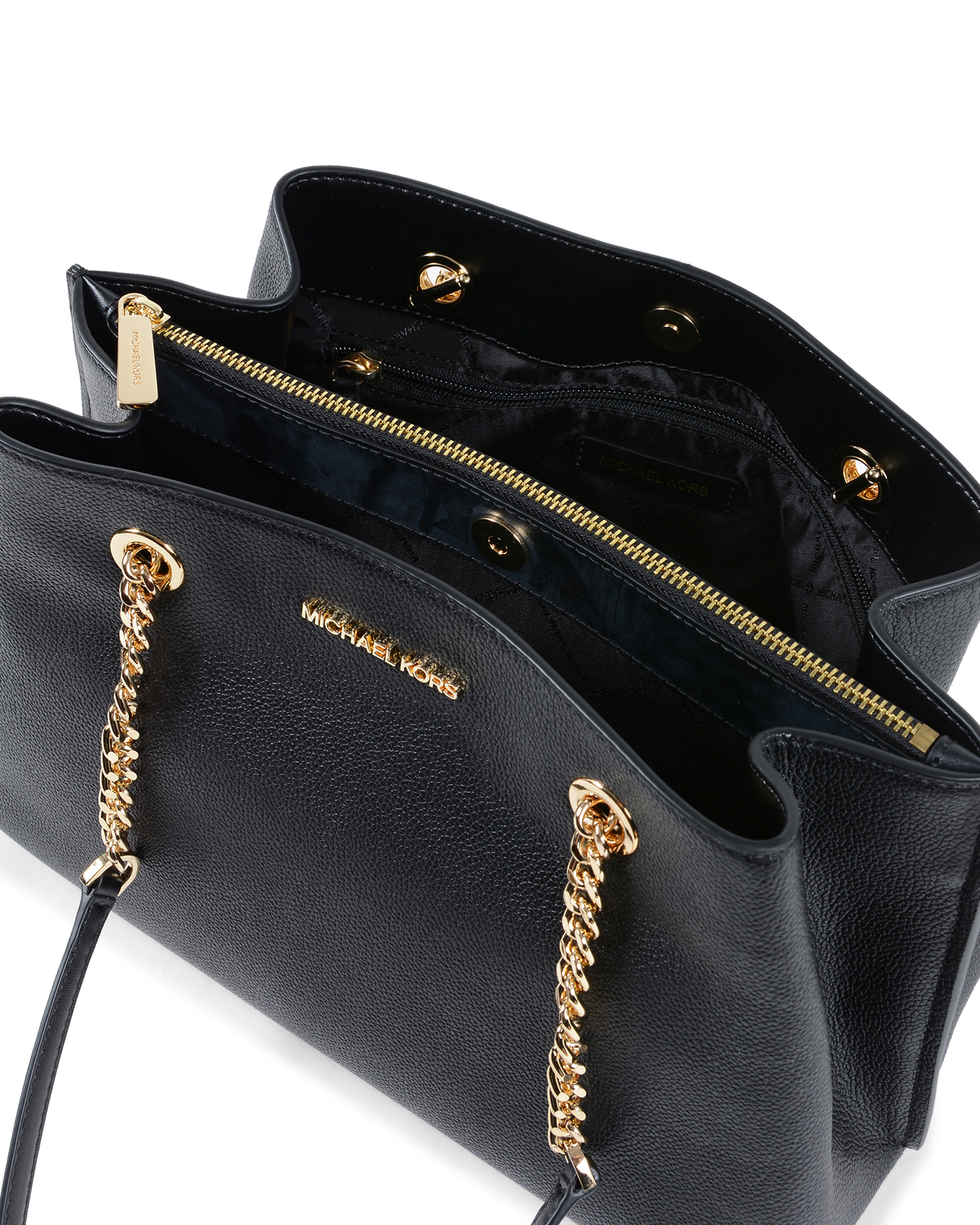 Bolso de mano Michael Kors para mujer, color negro, 35S0GXZS7L