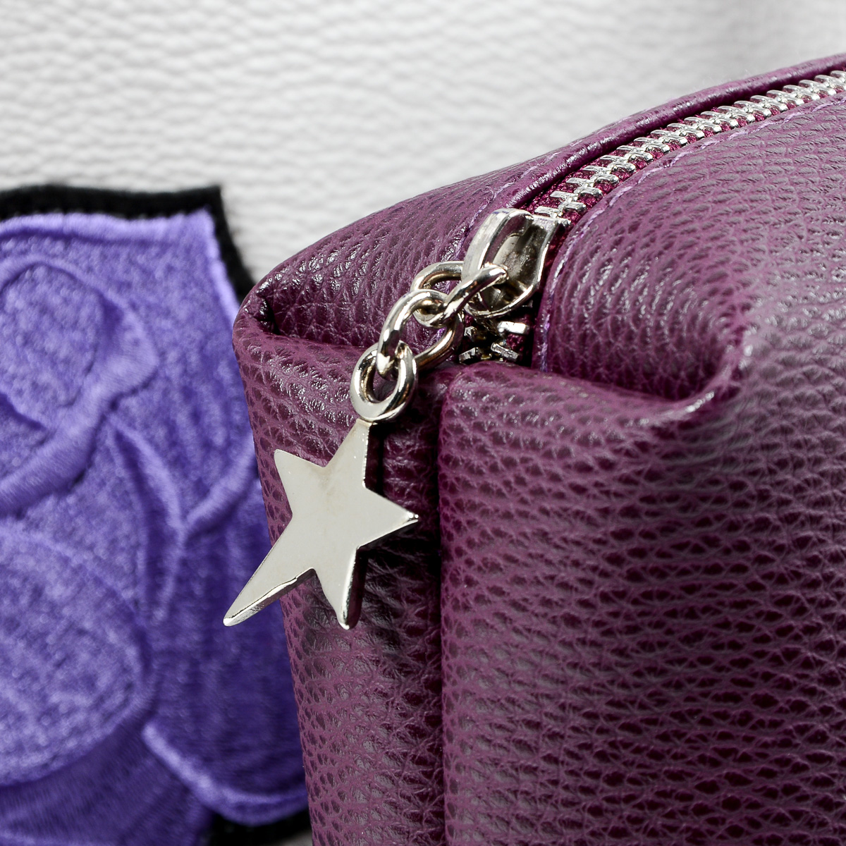 Bolso de mano para mujer Andrew Charles gris HOLLY