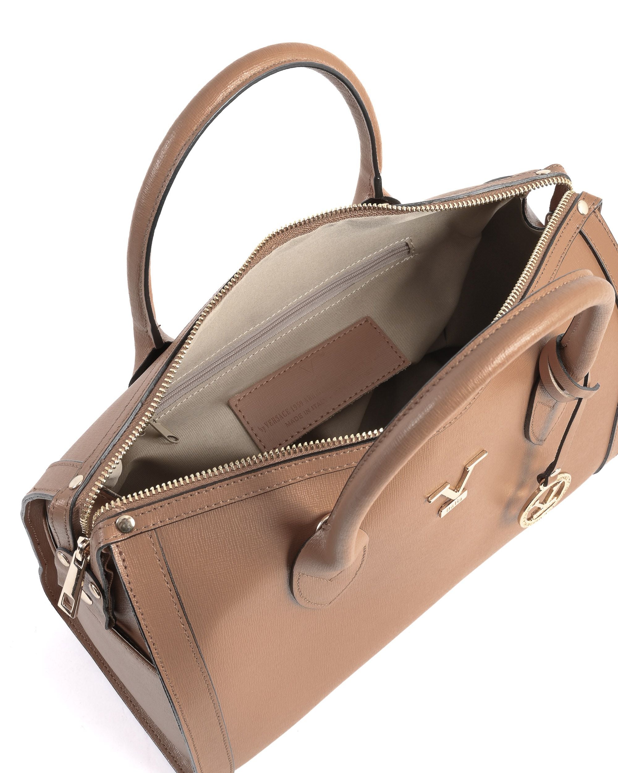 Bolso Mujer V Italia Tan V014-G SAFFIANO CUOIO CHIARO