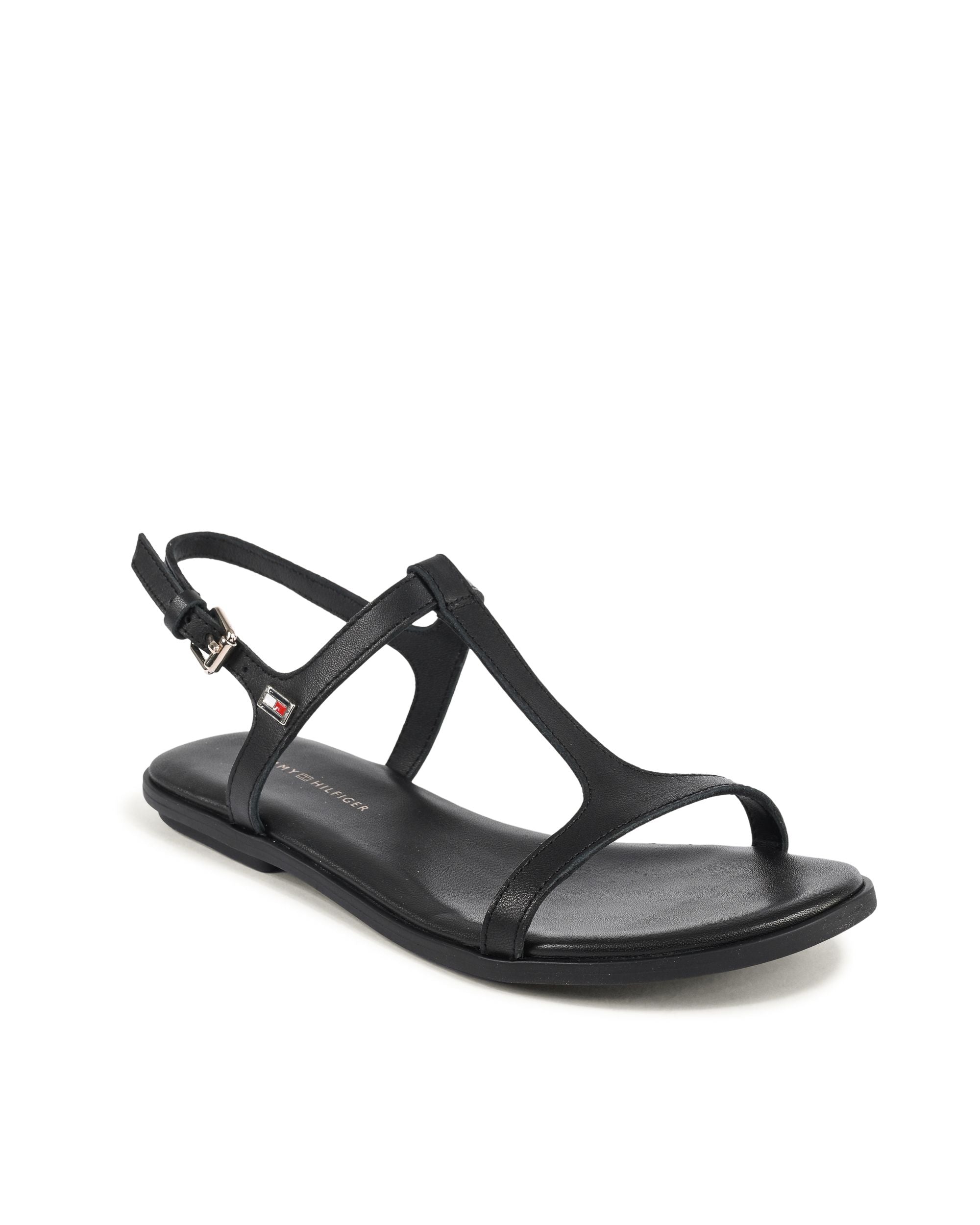 Sandalias Tommy Hilfiger para mujer negras FW0FW07930BDS
