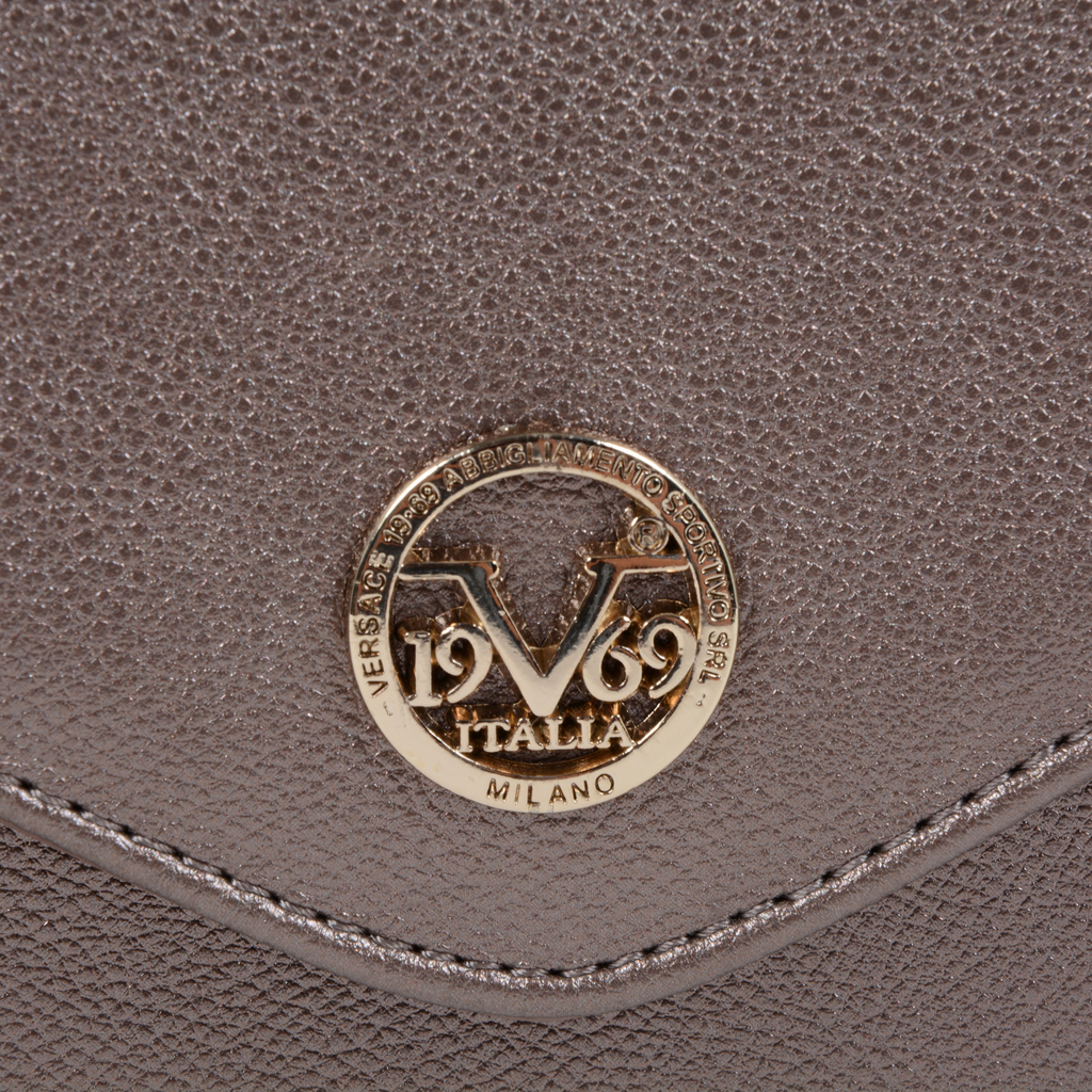 V 1969 Italia Womens Handbag Gold KYOTO