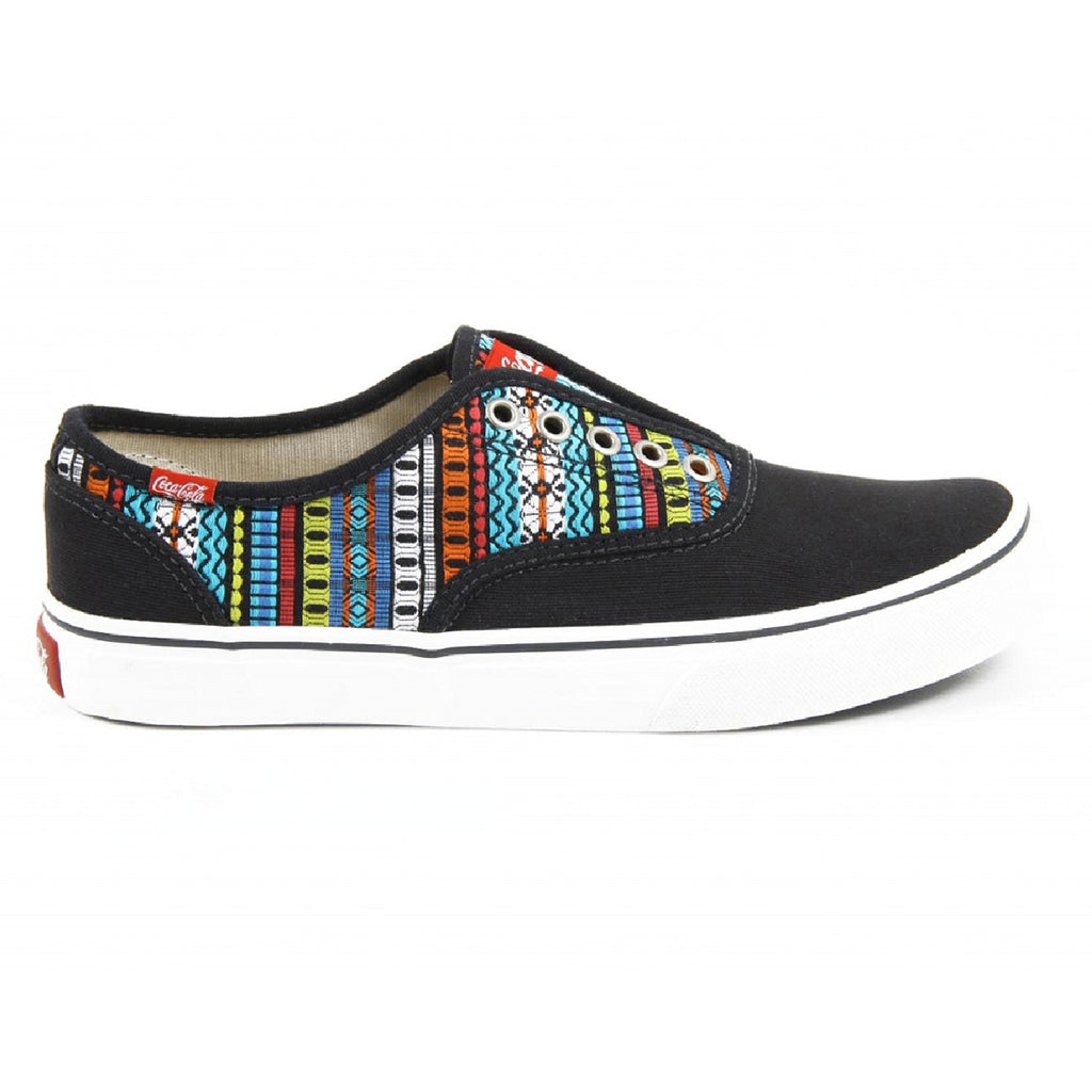 Zapatillas de mujer Coca Cola CCA0713 KICK ETNIC NEGRO