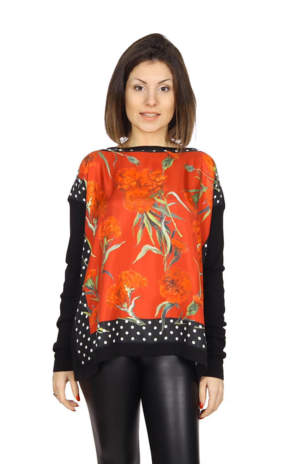 Top de manga larga para mujer Dolce & Gabbana FL046K F58D6 S9179