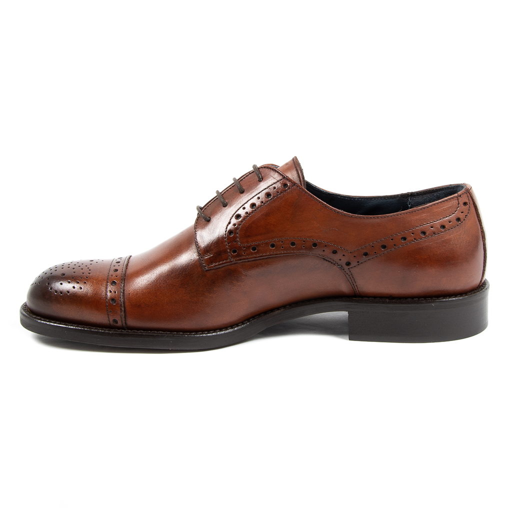 V 1969 Italia - Zapato brogue para hombre, color marrón LUKE