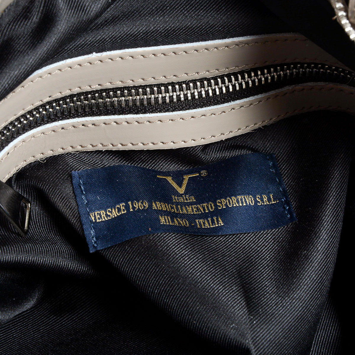 Bolso de mano para mujer V 1969 Italia color topo GLORY