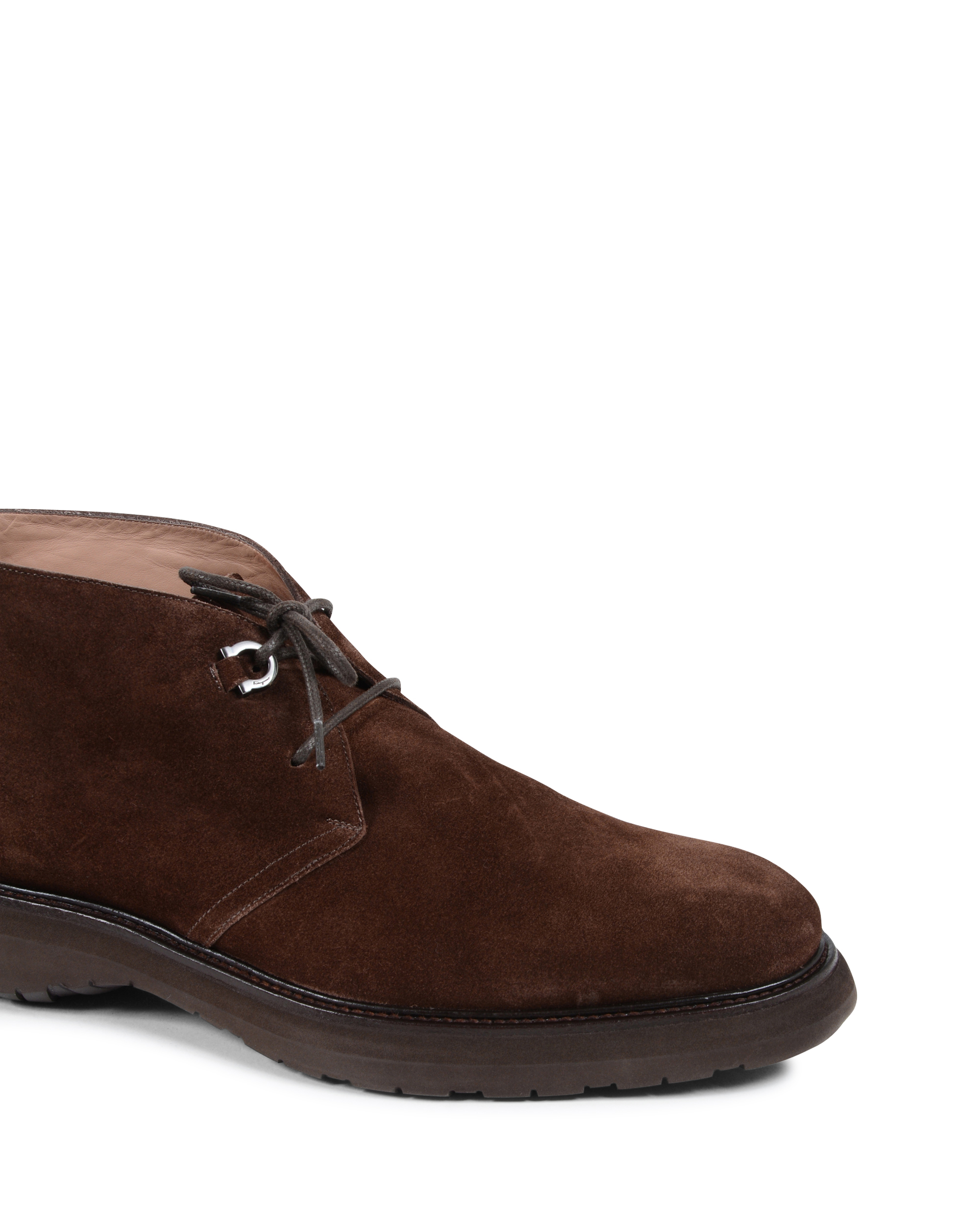 Salvatore Ferragamo - Botines para hombre, color marrón, Bernard