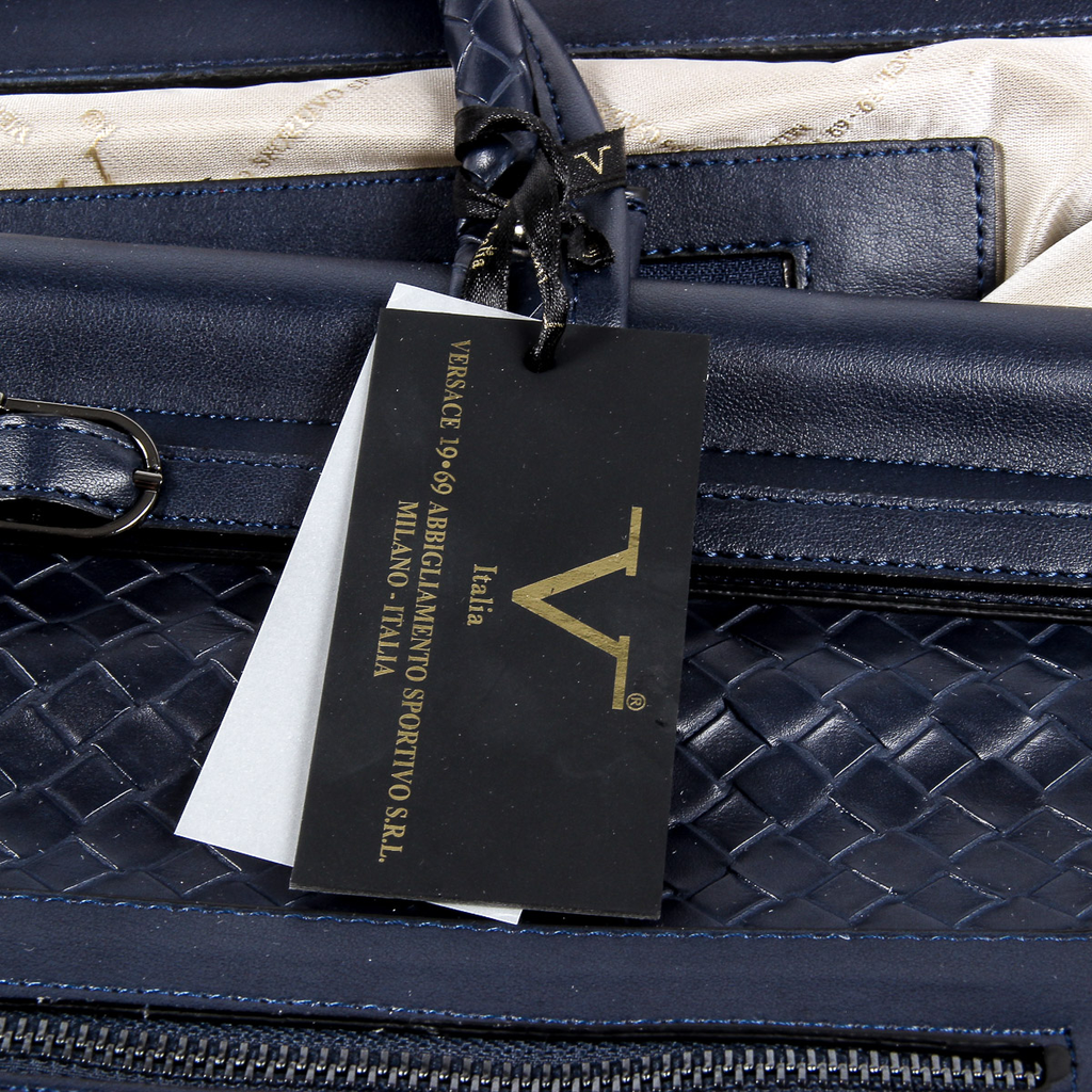 Bolso de mano para hombre V 1969 Italia azul GARY