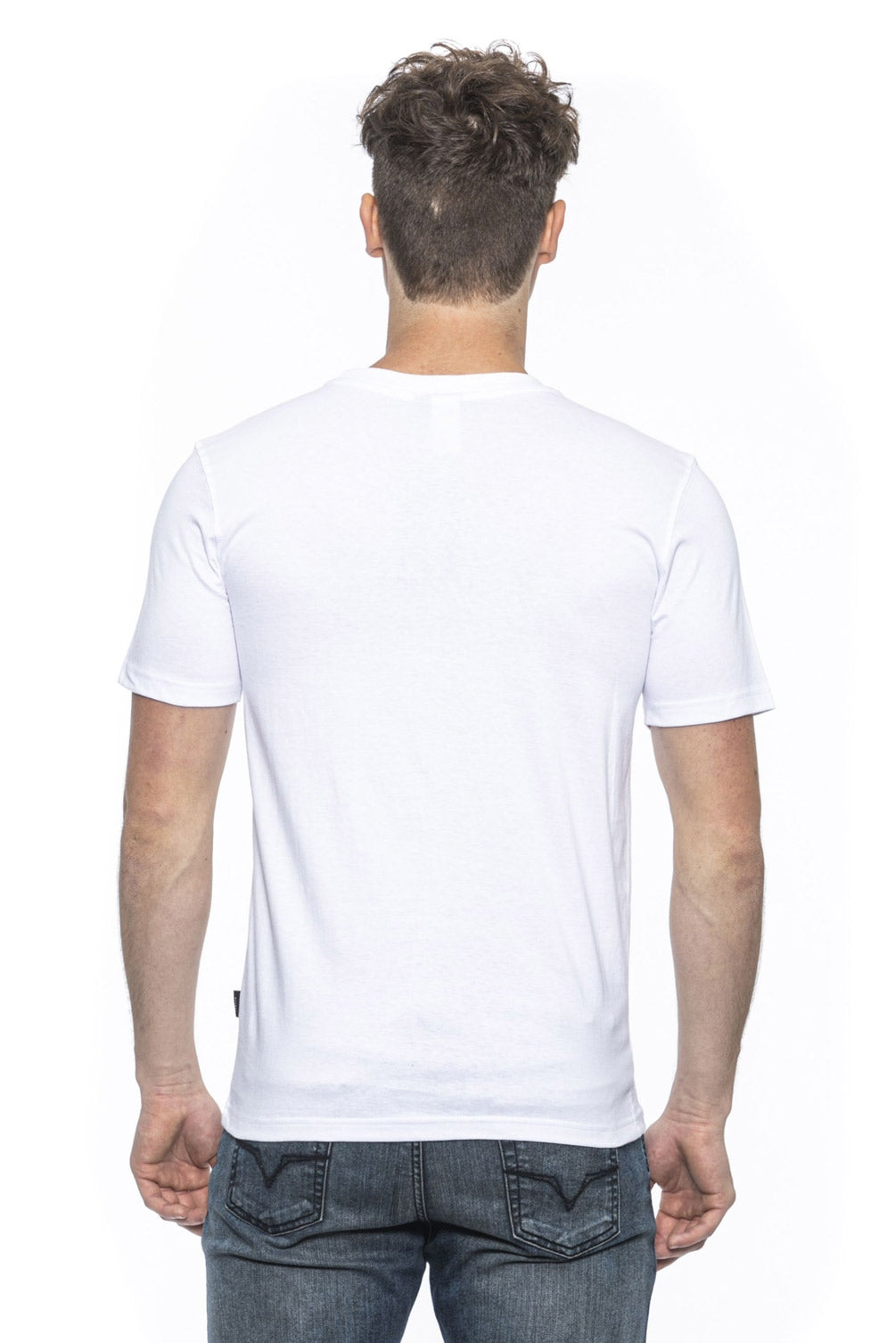 Camiseta blanca para hombre 19V69 Italia ERIC WHITE