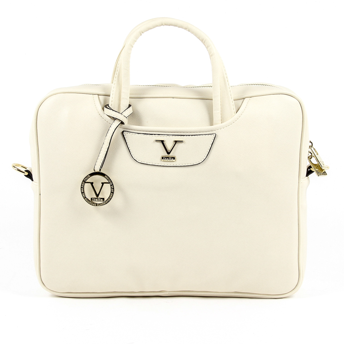 Bolso de mano para mujer V 1969 Italia Beige ALVENA