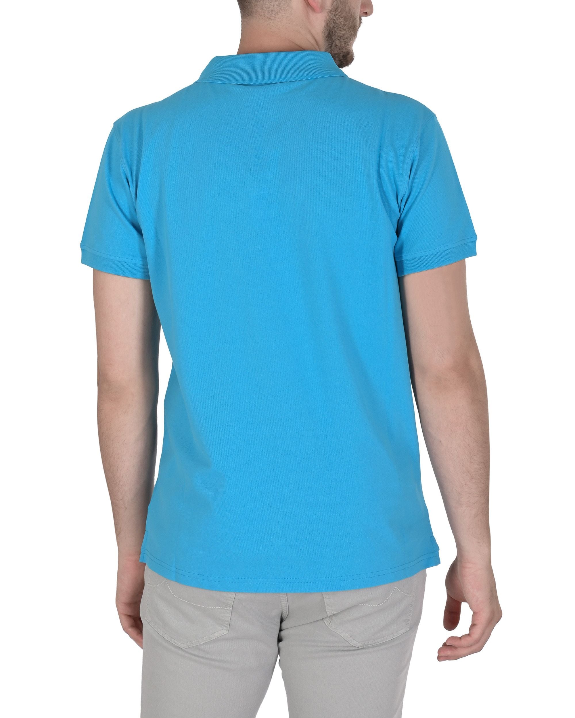 19V69 Italia Polo para hombre VSC1MPL01 AZUL