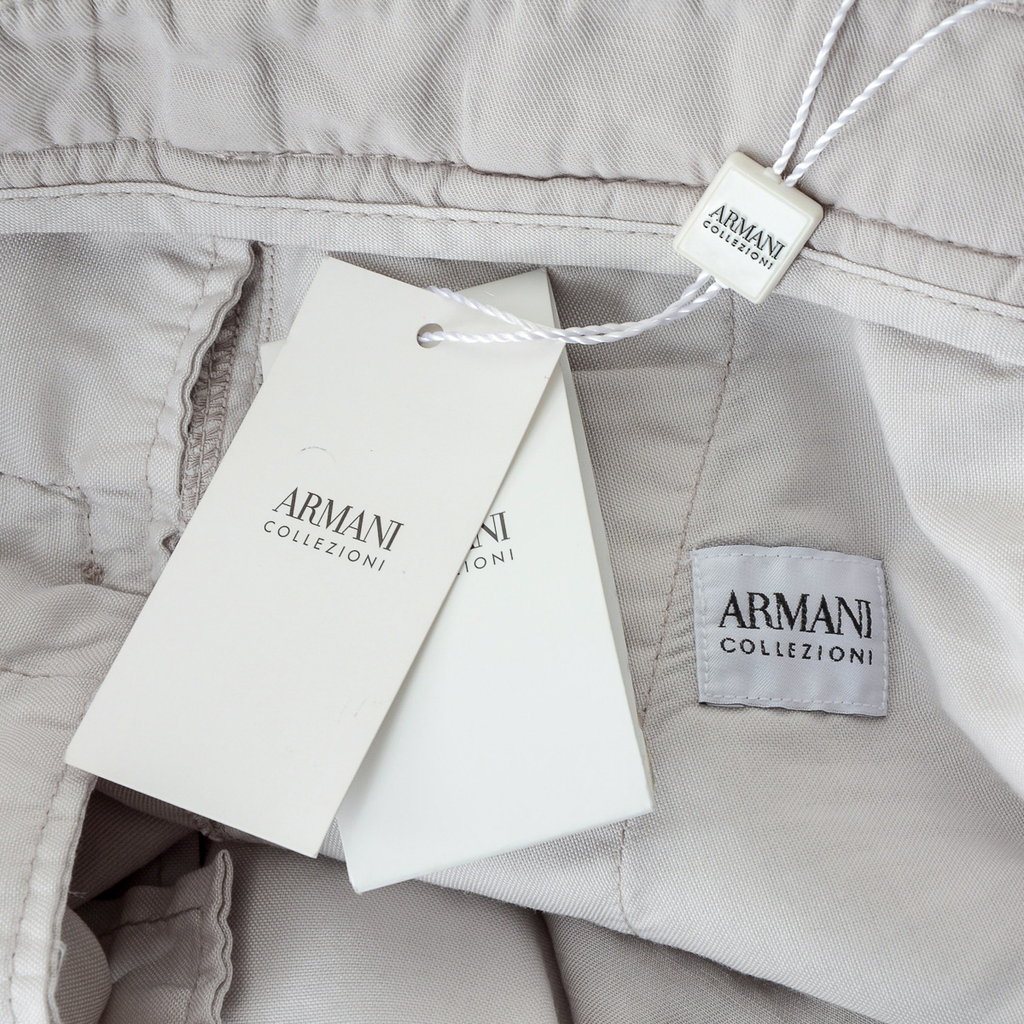 Armani Collezioni Mens Pants Grey