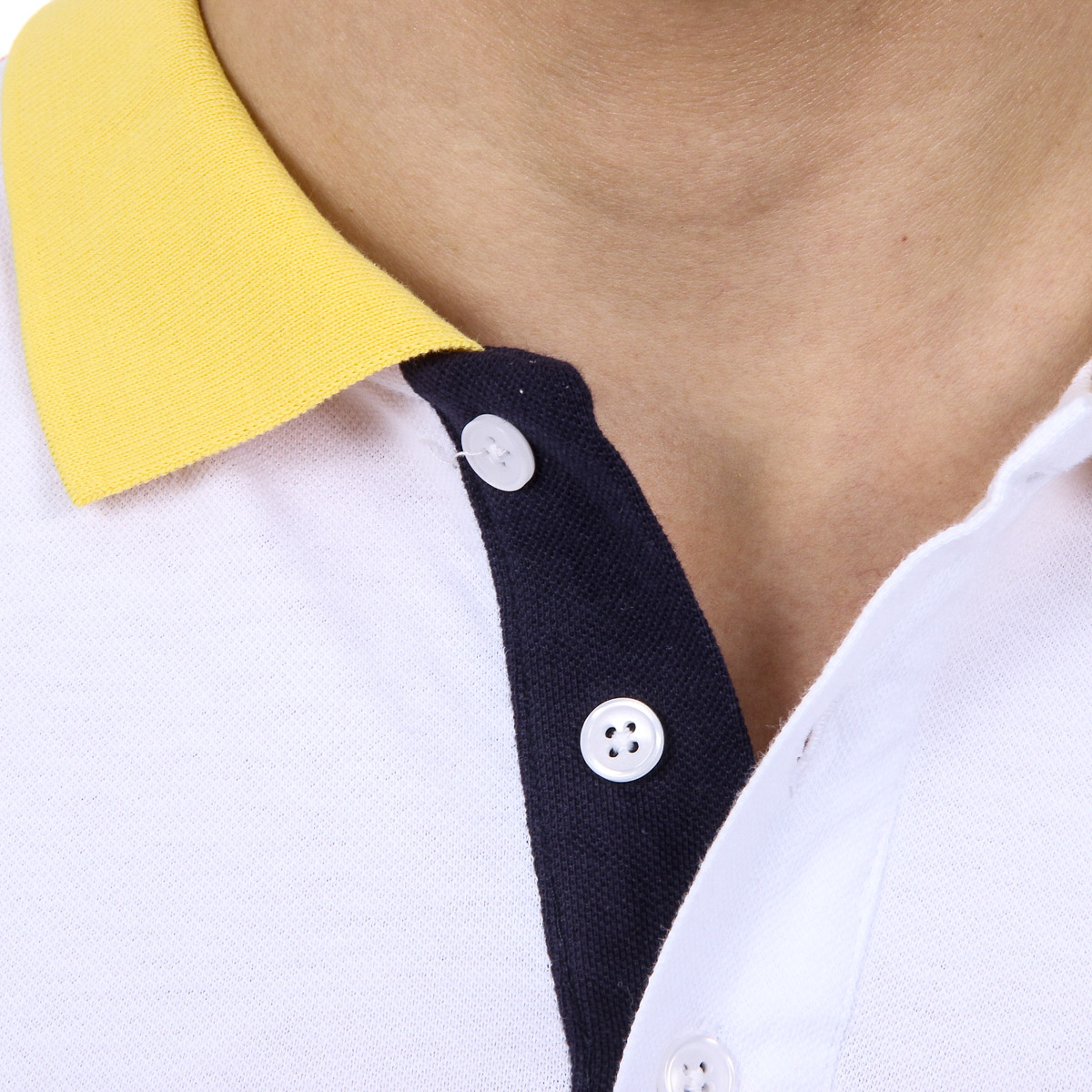 Polo Ufford & Suffolk Polo Club para hombre, manga corta, US009, blanco