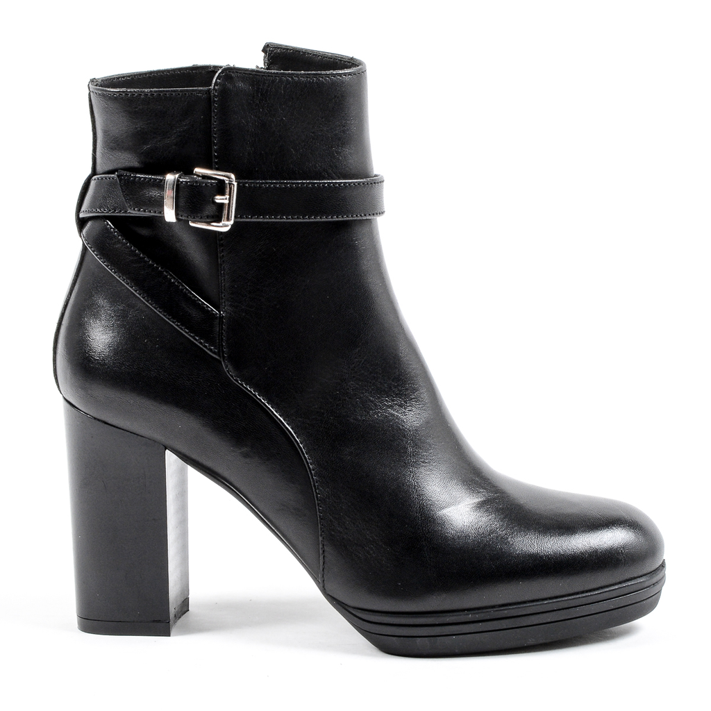 V 1969 Italia - Botines de tacón para mujer, color negro, SAMANTHA