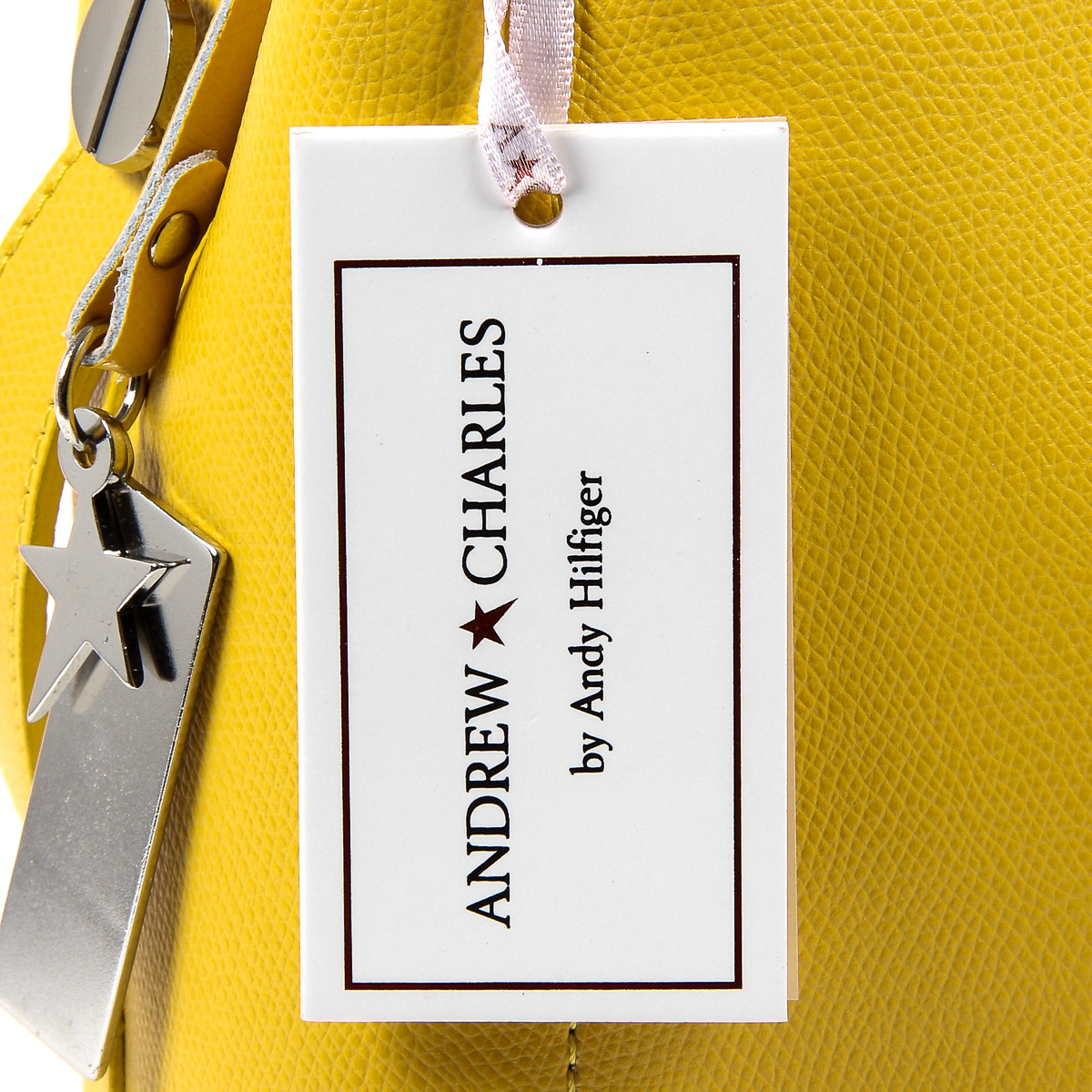 Andrew Charles Womens Handbag Yellow KYLA