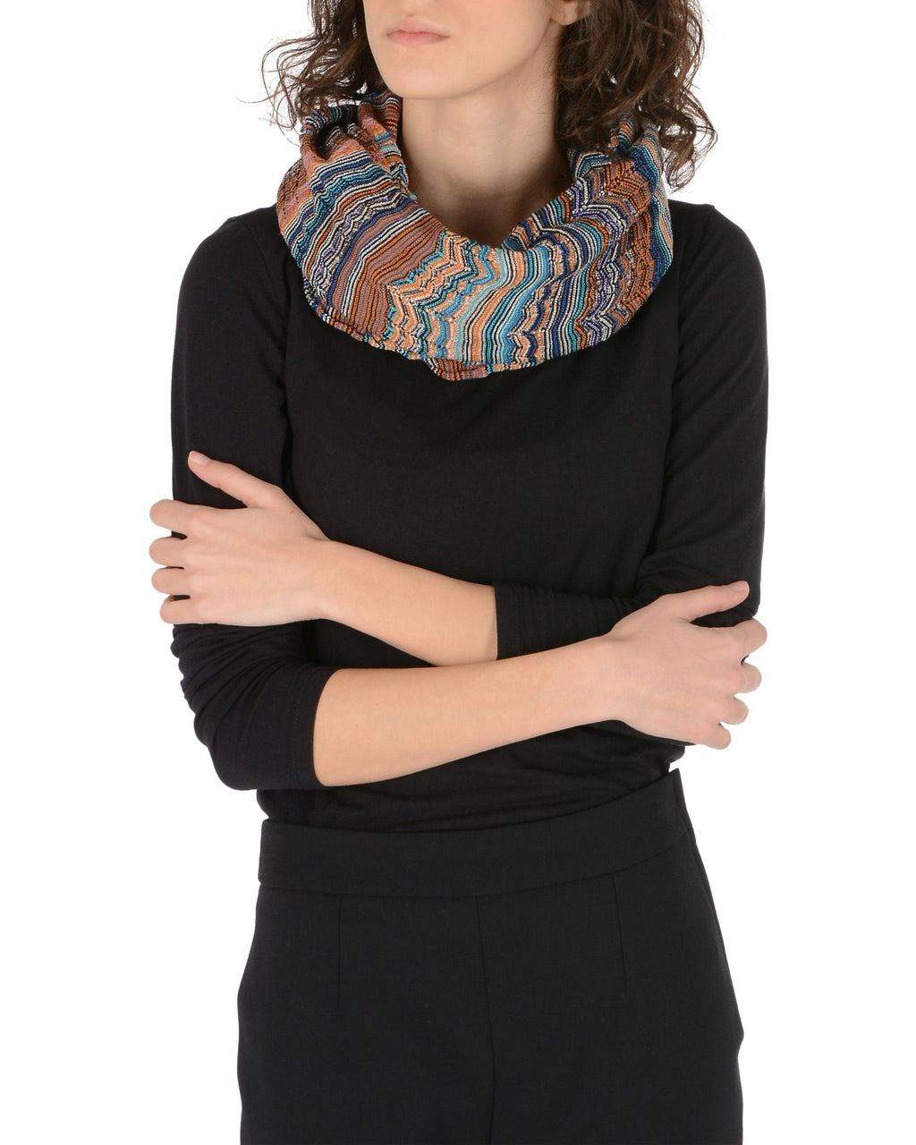 Missoni Woman Neck Warmer Multicolor CO12WMD60990001