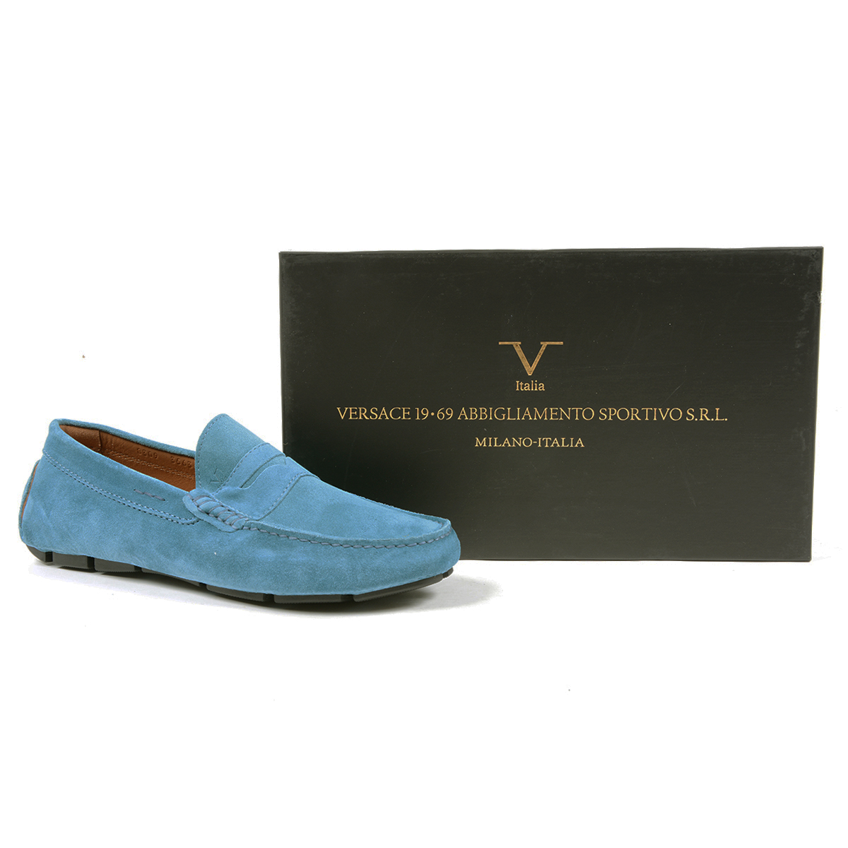 V 1969 Italia Mens Loafer Blue STEWART