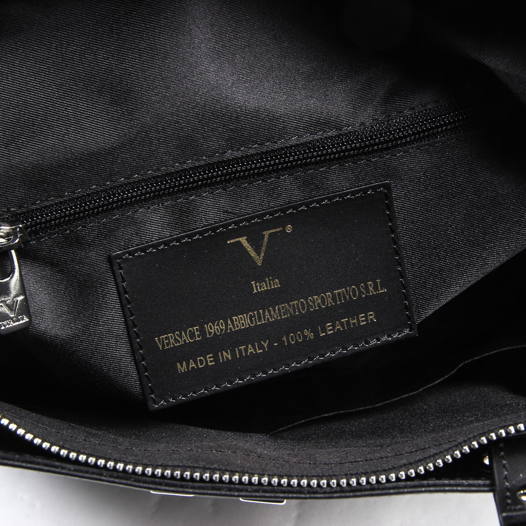 Bolso de mano para mujer V 1969 Italia V009-S RUGA NERO