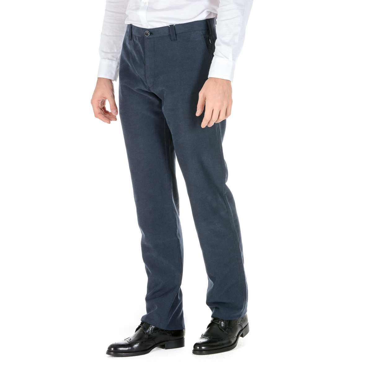 Armani Collezioni Mens Pants Dark Blue