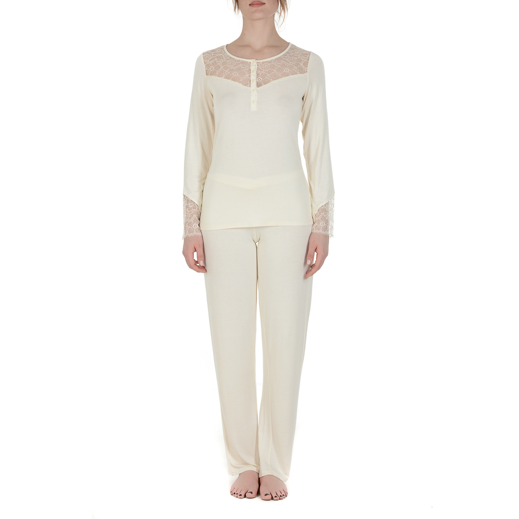 Pijama Studio La Perla Mujer Gris
