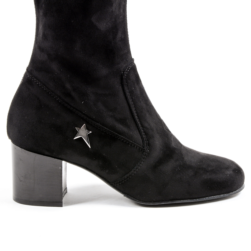 Andrew Charles Womens High Boot Black MARIAH