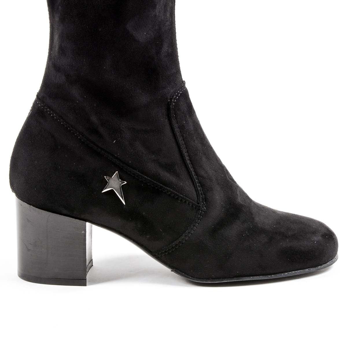 Andrew Charles Womens High Boot Black MARIAH