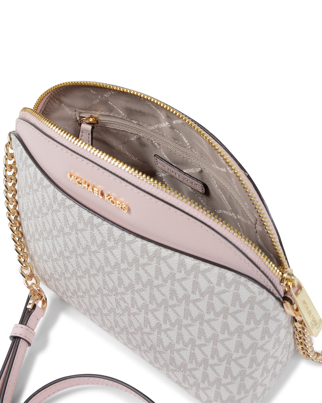 Bolso de mano Michael Kors para mujer, rosa y multicolor, 35T9GTVC2B, rosa y multicolor