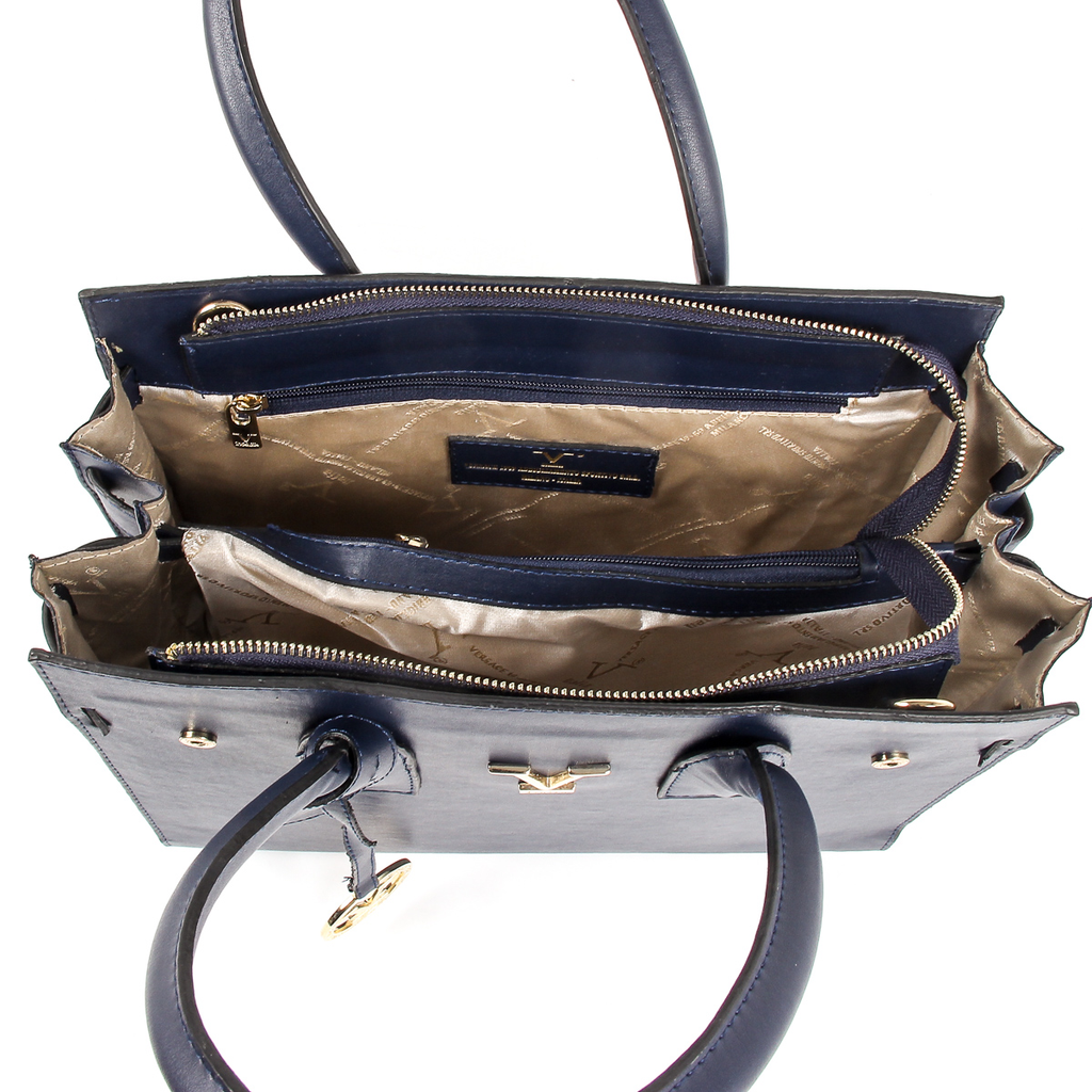 V 1969 Italia Womens Handbag Blue CLELIA